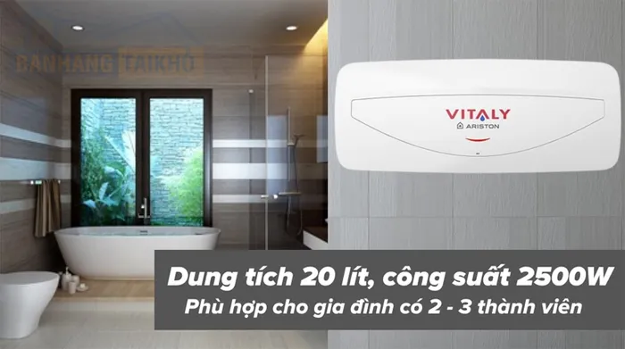 Thiết kế bình ngang, màu trắng giản đơn